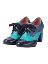 Retro High Heels Sattelschuhe